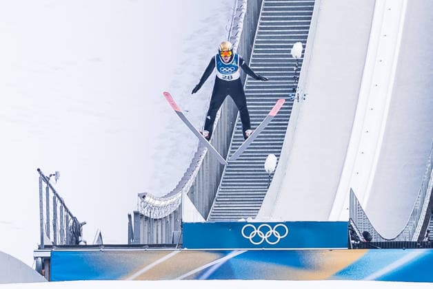 PREDAZZO, ITALY - FEBRUARY 11: Vinzenz Geiger (Germany) during the Nordic Combined Individual Gundersen Normal Hill 10km at the Milano Cortina 2026 Olympics at Predazzo Ski jumping, Skispringen, Ski, nordisch Stadium on day 5 of the Milano Cortina 2026 Olympics on February 11, 2026 in Cortina, Italy. Editorial use only. Italy Copyright: xSteffiexWunderlx