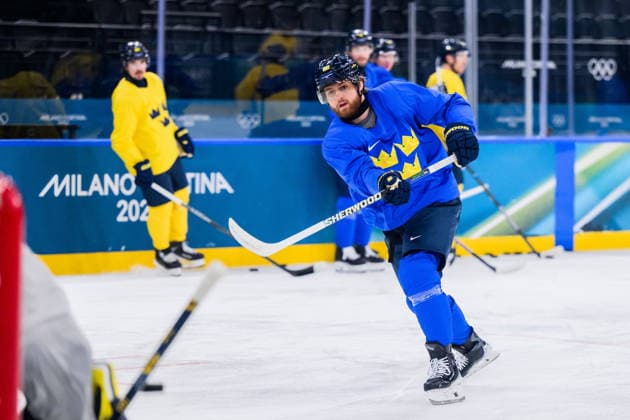 260211 William Nylander of Sweden at an Ice hockey, Eishockey practice session in ice hockey game during day 5 of the 2026 Winter Olympics on February 11, 2026 in Milan. Photo: Carl Sandin BILDBYRAN kod CS CS0868 ishockey ice hockey Olympic Games, Olympische Spiele, Olympia, OS olympics winter olympics os ol olympiska spel vinter-os olympiske leker milano cortina 2026 milan cortina 2026 milano cortina 2026 olympic games milano cortina 2026 winter olympic games milano cortina-os milano cortina-ol vinter-ol 5 bbeng sverige sweden *** 260211 William Nylander of Sweden at an ice hockey practice session in ice hockey game during day 5 of the 2026 Winter Olympics on February 11, 2026 in Milan Photo Carl Sandin BILDBYRAN code CS CS0868 ice hockey ice hockey olympic games olympics winter olympics os ol olympiska spel vinter os olympiske leker milano cortina 2026 milan cortina 2026 milano cortina 2026 olympic games milano cortina 2026 winter olympic games milano cortina os milano cortina ol vinter ol 5 bbeng sverige sweden  Copyright: CARLxSANDIN BB260211CS011
