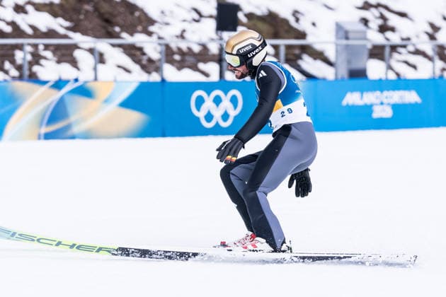 PREDAZZO, ITALY - FEBRUARY 11: Johannes Rydzek (Germany) during the Nordic Combined Individual Gundersen Normal Hill 10km at the Milano Cortina 2026 Olympics at Predazzo Ski jumping, Skispringen, Ski, nordisch Stadium on day 5 of the Milano Cortina 2026 Olympics on February 11, 2026 in Cortina, Italy. Editorial use only. Italy Copyright: xSteffiexWunderlx