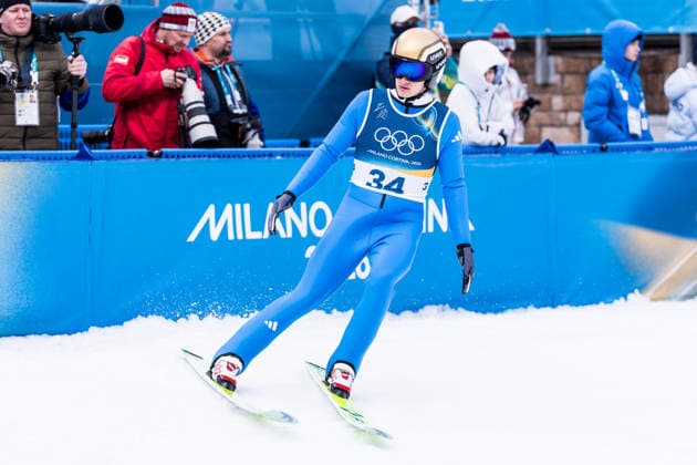 PREDAZZO, ITALY - FEBRUARY 11: Julian Schmid (Germany) during the Nordic Combined Individual Gundersen Normal Hill 10km at the Milano Cortina 2026 Olympics at Predazzo Ski jumping, Skispringen, Ski, nordisch Stadium on day 5 of the Milano Cortina 2026 Olympics on February 11, 2026 in Cortina, Italy. Editorial use only. Italy Copyright: xSteffiexWunderlx