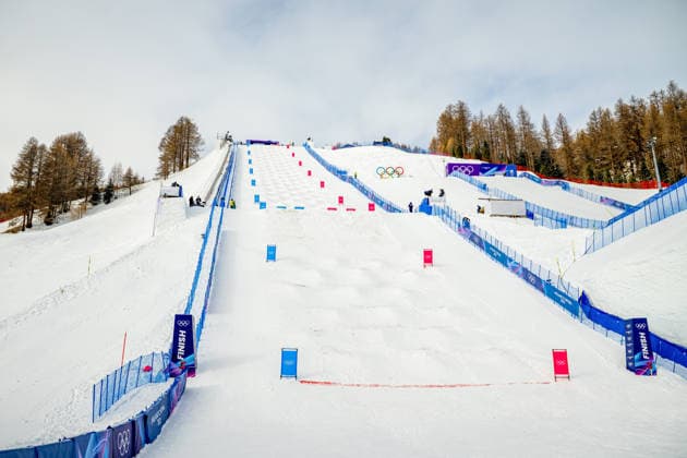 260211 General view of Livigno Aerials & Moguls Park ahead of women™s freestyle skiing moguls qualification during day 5 of the 2026 Winter Olympics on February 11, 2026 in Livigno. Photo: Vegard Grott BILDBYRAN kod VG VG0868 bbeng Olympic Games, Olympische Spiele, Olympia, OS olympics winter olympics os ol olympiska spel vinter-os olympiske leker milano cortina 2026 milan cortina 2026 milano cortina 2026 olympic games milano cortina 2026 winter olympic games milano cortina-os milano cortina-ol vinter-ol freeskiing freeski freestyle friski moguls puckelpist kulekjoring dam qualification kval arena *** 260211 General view of Livigno Aerials Moguls Park ahead of women™s freestyle skiing moguls qualification during day 5 of the 2026 Winter Olympics on February 11, 2026 in Livigno Photo Vegard Grott BILDBYRAN kod VG VG0868 bbeng olympic games olympics winter olympics os ol olympiska spel vinter os olympiske leker milano cortina 2026 milan cortina 2026 milano cortina 2026 olympic games milano cortina 2026 winter olympic games milano cortina os milano cortina ol vinter ol freeskiing freeski freestyle friski moguls puckelpist kulekjoring dam qualification kval arena  Copyright: VEGARDxGRoTT BB260211VG015