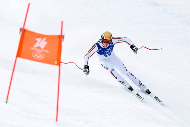 OLYMPICS - Winter Olympic Games, Olympische Spiele, Olympia, OS Milano Cortina 2026 BORMIO,ITALY,11.FEB.26 - OLYMPICS, ALPINE SKIING - Winter Olympic Games Milano Cortina 2026, Super G, men. Image shows Simon Jocher (GER).  GEPAxpictures xHaraldxSteiner