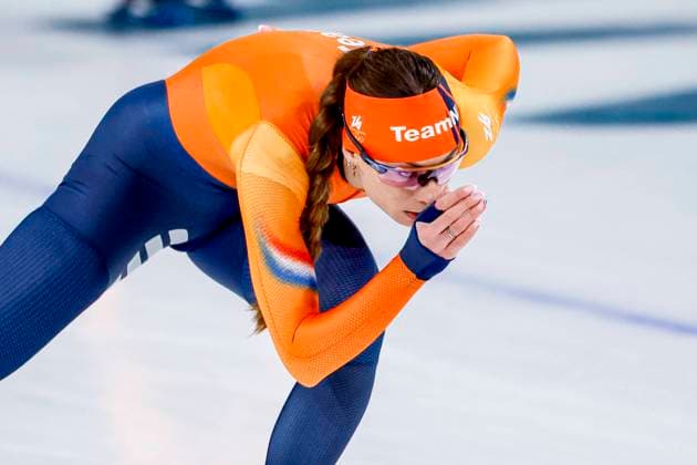 Femke Kok of the Netherlands Training and Practice, Milano Cortina 2026 Winter Olympics: Day 5, Speed skating, Eisschnelllauf - Milano Cortina 2026 Winter Olympics: Day 5, Milano Speed Skating Stadium, February 11, 2026, Milan, Italy.