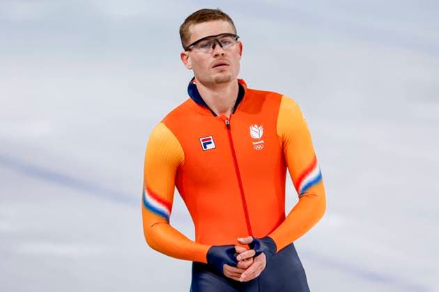 Joep Wennemars of the Netherlands looks on Training and Practice, Milano Cortina 2026 Winter Olympics: Day 5, Speed skating, Eisschnelllauf - Milano Cortina 2026 Winter Olympics: Day 5, Milano Speed Skating Stadium, February 11, 2026, Milan, Italy.