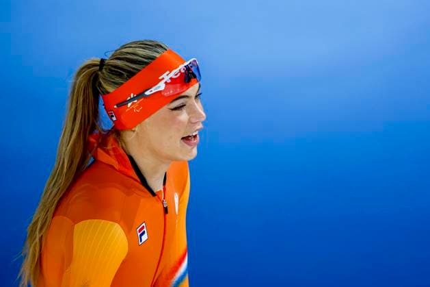 Jutta Leerdam of the Netherlands looks on Training and Practice, Milano Cortina 2026 Winter Olympics: Day 5, Speed skating, Eisschnelllauf - Milano Cortina 2026 Winter Olympics: Day 5, Milano Speed Skating Stadium, February 11, 2026, Milan, Italy.