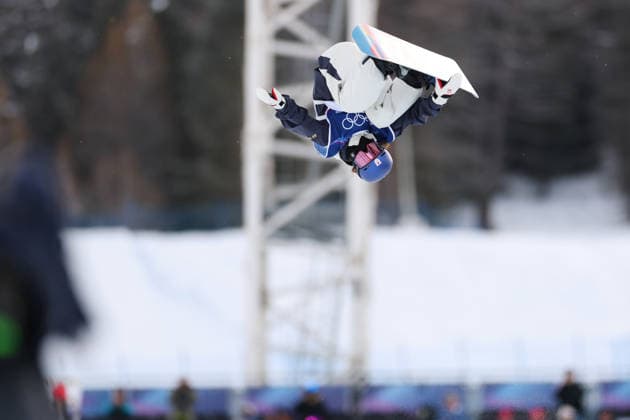 Sara Shimizu (JPN), FEBRUARY 11, 2026 - Snowboarding : Women s Halfpipe Qualification during the Milano Cortina 2026 Olympic Winter games, Winterspiele,Spiele, Summer games at Livigno Snow Park in Livigno, Italy.  aflo_319335207