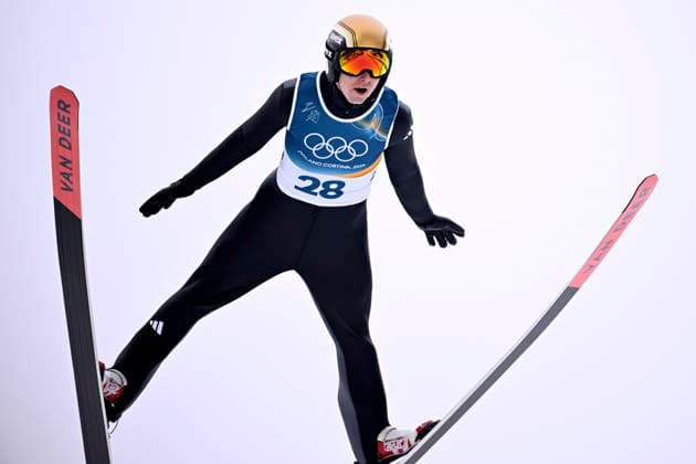 GEIGER Vinzenz Team GER Ski Springen Nordische Kombination in Predazzo Olympics - Olympische Winterspiele 2026 Mailand - Cortina 06 - 22 Februar 2026 in Italien am 11.02.2026 in Predazzo *** GEIGER Vinzenz Team GER Ski Jumping Nordic Combined in Predazzo Olympics Olympic Winter Games 2026 Milan Cortina 06 22 February 2026 in Italy on 11 02 2026 in Predazzo Copyright: xx