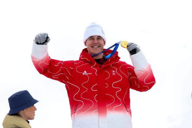 F Von Allmen (SUI) during the Olympic Milano-Cortina 2026, Alpine Skiing Men s SuperG on February 11, 2026 at Stelvio Ski Centre in Bormio, Italy  Copyright: xSergioxBisi IPAxSportx xipa-agency.netx xx IPA_71311754 IPA_Agency_IPA71311754