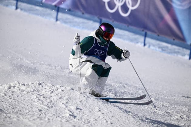 2026 WINTER Olympic Games, Olympische Spiele, Olympia, OS Jakara Anthony of Australia in action duringthe warm up runs ahead of the Freestyle Skiing Women™s Moguls final at the Livigno aerials and moguls park on day 5 of the 2026 Milano Cortina Winter Olympic Games in Sondrio, Italy, Wednesday, February 11, 2026. ( NO ARCHIVING, EDITORIAL USE ONLY MILANO LOMBARDY ITALY  Copyright: xDANxHIMBRECHTSx 20260212126779323801