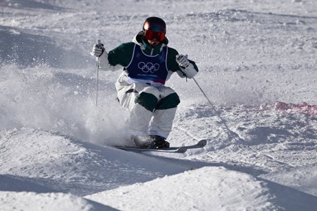 2026 WINTER Olympic Games, Olympische Spiele, Olympia, OS Jakara Anthony of Australia in action duringthe warm up runs ahead of the Freestyle Skiing Women™s Moguls final at the Livigno aerials and moguls park on day 5 of the 2026 Milano Cortina Winter Olympic Games in Sondrio, Italy, Wednesday, February 11, 2026. ( NO ARCHIVING, EDITORIAL USE ONLY MILANO LOMBARDY ITALY  Copyright: xDANxHIMBRECHTSx 20260212191929643549