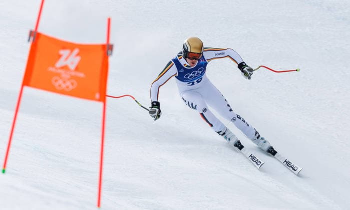 OLYMPICS - Winter Olympic Games, Olympische Spiele, Olympia, OS Milano Cortina 2026 BORMIO,ITALY,11.FEB.26 - OLYMPICS, ALPINE SKIING - Winter Olympic Games Milano Cortina 2026, Super G, men. Image shows Simon Jocher (GER).  GEPAxpictures xHaraldxSteiner