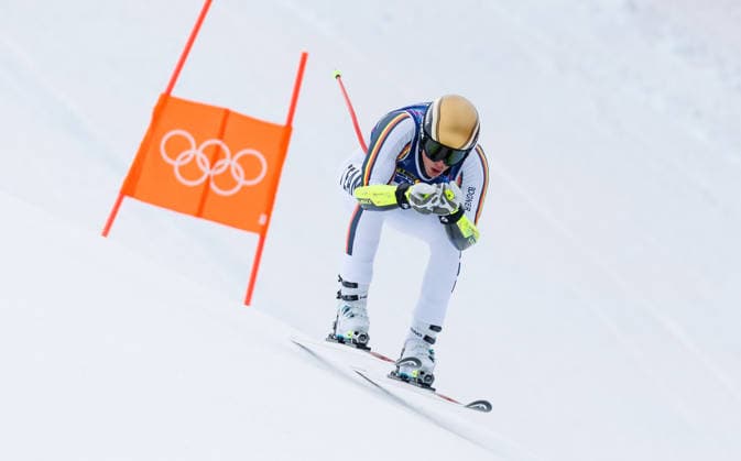 OLYMPICS - Winter Olympic Games, Olympische Spiele, Olympia, OS Milano Cortina 2026 BORMIO,ITALY,11.FEB.26 - OLYMPICS, ALPINE SKIING - Winter Olympic Games Milano Cortina 2026, Super G, men. Image shows Anton Grammel (GER).  GEPAxpictures xHaraldxSteiner