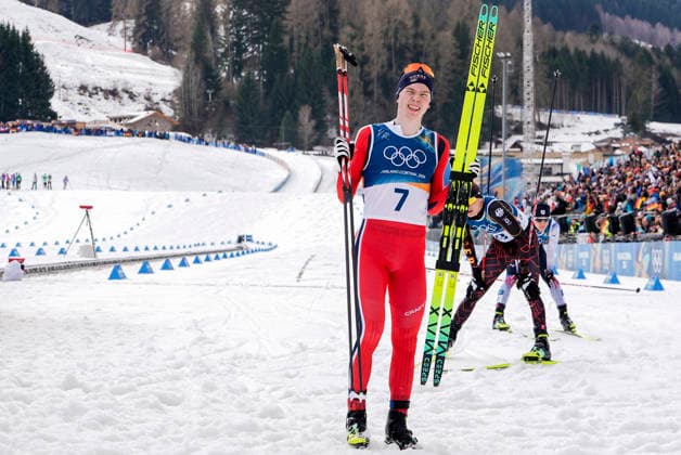 Winter Olympics in Milan Cortina 2026 Val di Fiemme, Italy 20260211. Jens Luraas Oftebro from Norway cheers during the combined 10 km individual Gundersen on Lago de Tesero during the Winter Olympics in Milano Cortina 2026. Photo: Terje Pedersen NTB Val di Fiemme Italy EDITORIAL USE ONLY. RESTRICTED USE FOR BETTING COMPANIES Ref:_SPOqphktO51Uns.jpg *** Winter Olympics in Milan Cortina 2026 Val di Fiemme, Italy 20260211 Jens Luraas Oftebro from Norway cheers during the combined 10 km individual Gundersen on Lago de Tesero during the Winter Olympics in Milano Cortina 2026 Photo Terje Pedersen NTB Val di Fiemme Italy EDITORIAL USE ONLY RESTRICTED USE FOR BETTING COMPANIES  Copyright: xTerjexPedersenx xNTBx