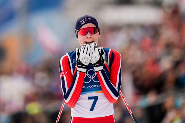 Winter Olympics in Milan Cortina 2026 Val di Fiemme, Italy 20260211. Jens Luraas Oftebro from Norway cheers during the combined 10 km individual Gundersen on Lago de Tesero during the Winter Olympics in Milano Cortina 2026. Photo: Terje Pedersen NTB Val di Fiemme Italy EDITORIAL USE ONLY. RESTRICTED USE FOR BETTING COMPANIES Ref:_SPOAFbedEX85jE.jpg *** Winter Olympics in Milan Cortina 2026 Val di Fiemme, Italy 20260211 Jens Luraas Oftebro from Norway cheers during the combined 10 km individual Gundersen on Lago de Tesero during the Winter Olympics in Milano Cortina 2026 Photo Terje Pedersen NTB Val di Fiemme Italy EDITORIAL USE ONLY RESTRICTED USE FOR BETTING COMPANIES  Copyright: xTerjexPedersenx xNTBx