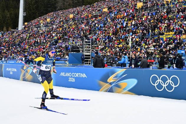 ANTERSELVA, ITALIEN 20260211 Hanna Öberg under damernas 15 km distanslopp i skidskytte i Anterselva under vinter-OS i Milano Cortina, Italien. *** Bilden ingar i SPORTPAKET. För övriga BETALBILD ** ANTERSELVA ITALIEN x10030x *** ANTERSELVA, ITALY 20260211 Hanna Öberg during the womens 15 km biathlon distance race in Anterselva during the Winter Olympics in Milan Cortina, Italy Picture in SPORT PACKAGE For others PAY PICTURE ANTERSELVA ITALY x10030x  Copyright: xJonasxEkströmer TTx OS 2026 SKIDSKYTTE 15 KM DAMER