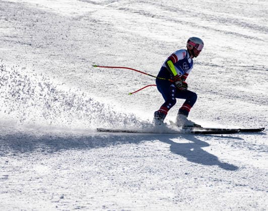 (260211) -- BORMIO, Feb. 11, 2026 -- Ryan Cochran-Siegle of the United States competes during the alpine skiing men s Super-G at the Milan-Cortina 2026 Olympic Winter games, Winterspiele,Spiele, Summer games in Bormio, Italy, Feb. 11, 2026. ) (MICO2026)ITALY-BORMIO-OLYMPIC WINTER GAMES-ALPINE SKIING-MEN S SUPER-G YanxLinyun 