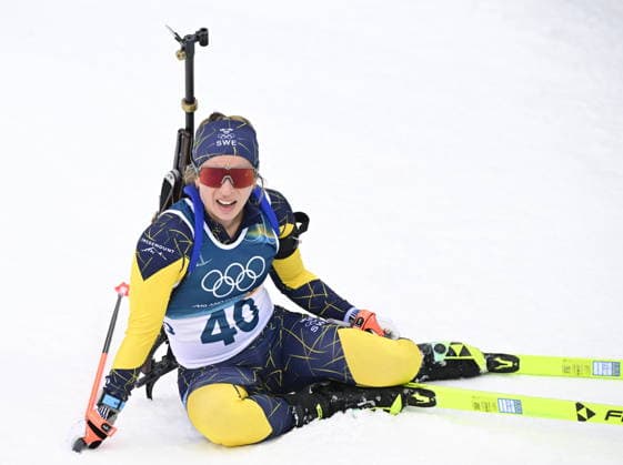 ANTERSELVA, ITALY 20260211 Anna Magnusson after finishing in the women s 15 km distance race in biathlon in Anterselva during the Winter Olympics in Milan Cortina, Italy. *** The image is included in the SPORTS PACKAGE. For others PAID IMAGE ** ANTERSELVA ITALY x10030x *** ANTERSELVA, ITALY 20260211 Anna Magnusson after finishing in the women s 15 km distance race in biathlon in Anterselva during the Winter Olympics in Milan Cortina, Italy The image is included in the SPORTS PACKAGE For others PAID IMAGE ANTERSELVA ITALY x10030x  Copyright: xJonasxEkströmer TTx 2026 OLYMPICS BIATHING 15 KM WOMEN