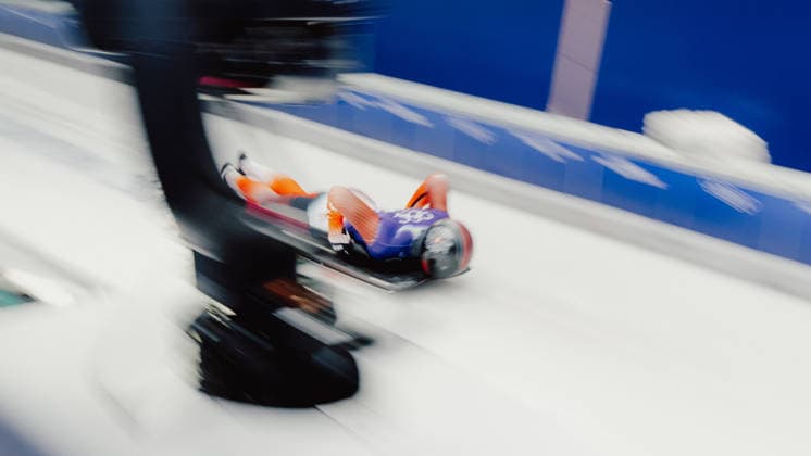 OLYMPICS - Winter Olympic Games, Olympische Spiele, Olympia, OS Milano Cortina 2026 CORTINA D AMPEZZO,ITALY,11.FEB.26 - OLYMPICS, SKELETON - Winter Olympic Games Milano Cortina 2026, men, training. Image shows Samuel Maier (AUT).  GEPAxpictures xAlexanderxSolc