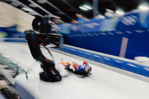 OLYMPICS - Winter Olympic Games, Olympische Spiele, Olympia, OS Milano Cortina 2026 CORTINA D AMPEZZO,ITALY,11.FEB.26 - OLYMPICS, SKELETON - Winter Olympic Games Milano Cortina 2026, men, training. Image shows Samuel Maier (AUT).  GEPAxpictures xAlexanderxSolc