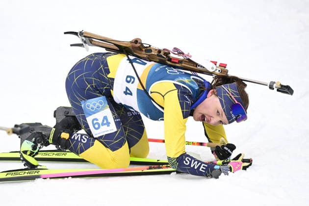 ANTERSELVA, ITALY 20260211 Linn Gestblom after finishing in the women s 15 km distance race in biathlon in Anterselva during the Winter Olympics in Milan Cortina, Italy. *** The image is included in the SPORTS PACKAGE. For others PAID IMAGE ** ANTERSELVA ITALY x10030x *** ANTERSELVA, ITALY 20260211 Linn Gestblom after finishing in the women s 15 km distance race in biathlon in Anterselva during the Winter Olympics in Milan Cortina, Italy The image is included in the SPORTS PACKAGE For others PAID IMAGE ANTERSELVA ITALY x10030x  Copyright: xJonasxEkströmer TTx 2026 OLYMPICS BIATHING 15 KM WOMEN