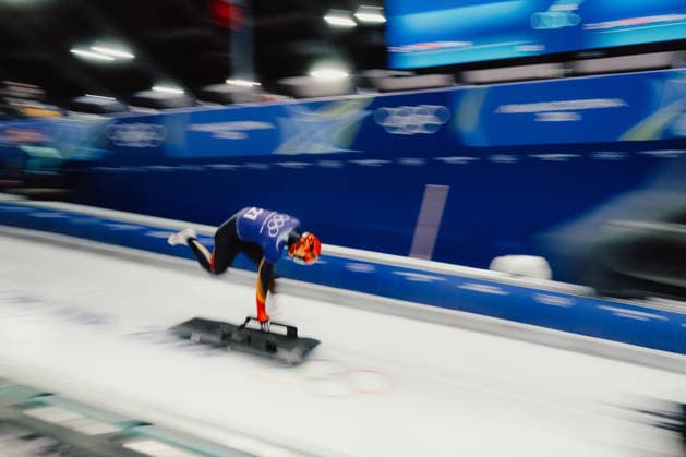 OLYMPICS - Winter Olympic Games, Olympische Spiele, Olympia, OS Milano Cortina 2026 CORTINA D AMPEZZO,ITALY,11.FEB.26 - OLYMPICS, SKELETON - Winter Olympic Games Milano Cortina 2026, men, training. Image shows Zheng Yin (CHN).  GEPAxpictures xAlexanderxSolc