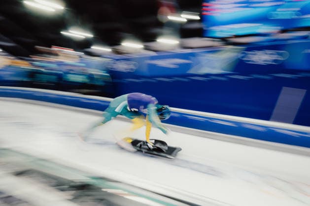 OLYMPICS - Winter Olympic Games, Olympische Spiele, Olympia, OS Milano Cortina 2026 CORTINA D AMPEZZO,ITALY,11.FEB.26 - OLYMPICS, SKELETON - Winter Olympic Games Milano Cortina 2026, men, training. Image shows Nicholas Timmings (AUS).  GEPAxpictures xAlexanderxSolc