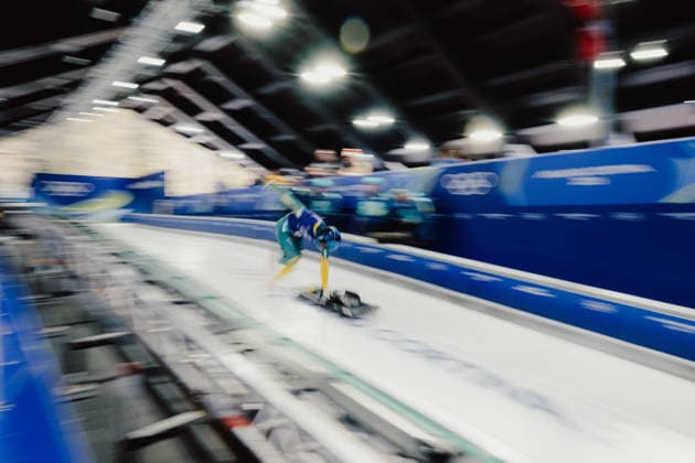 OLYMPICS - Winter Olympic Games, Olympische Spiele, Olympia, OS Milano Cortina 2026 CORTINA D AMPEZZO,ITALY,11.FEB.26 - OLYMPICS, SKELETON - Winter Olympic Games Milano Cortina 2026, men, training. Image shows Nicholas Timmings (AUS).  GEPAxpictures xAlexanderxSolc