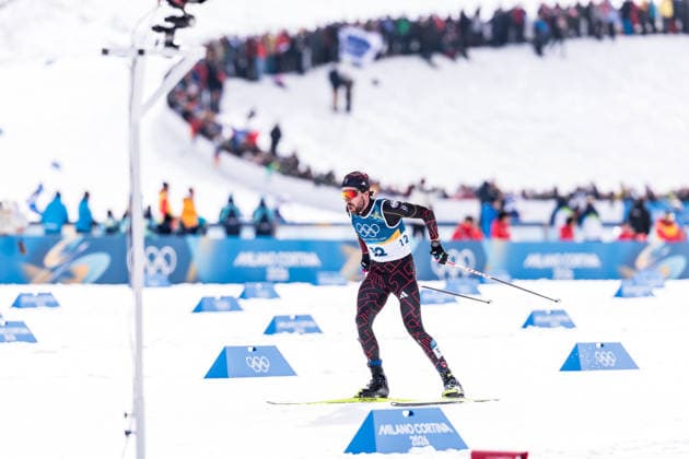 TESERO, ITALY - FEBRUARY 11: Johannes Rydzek (Germany) during the Nordic Combined Individual Gundersen Normal Hill 10km at the Milano Cortina 2026 Olympics at Tesero Cross-Country Skiing Stadium on day 5 of the Milano Cortina 2026 Olympics on February 11, 2026 in Cortina, Italy. Editorial use only. Italy Copyright: xSteffiexWunderlx