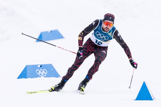 TESERO, ITALY - FEBRUARY 11: Johannes Rydzek (Germany) during the Nordic Combined Individual Gundersen Normal Hill 10km at the Milano Cortina 2026 Olympics at Tesero Cross-Country Skiing Stadium on day 5 of the Milano Cortina 2026 Olympics on February 11, 2026 in Cortina, Italy. Editorial use only. Italy Copyright: xSteffiexWunderlx