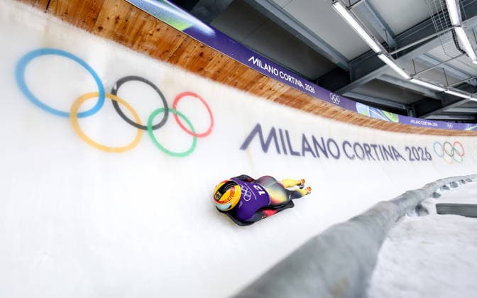 OLYMPICS - Winter Olympic Games, Olympische Spiele, Olympia, OS Milano Cortina 2026 CORTINA D AMPEZZO,ITALY,11.FEB.26 - OLYMPICS, SKELETON - Winter Olympic Games Milano Cortina 2026, women, training. Image shows Hannah Neise (GER).  GEPAxpictures xMaticxKlansek