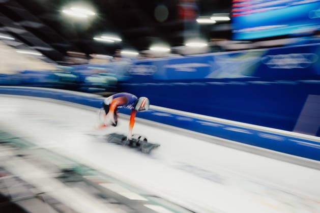 OLYMPICS - Winter Olympic Games, Olympische Spiele, Olympia, OS Milano Cortina 2026 CORTINA D AMPEZZO,ITALY,11.FEB.26 - OLYMPICS, SKELETON - Winter Olympic Games Milano Cortina 2026, men, training. Image shows Florian Auer (AUT).  GEPAxpictures xAlexanderxSolc