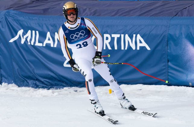 OLYMPICS - Winter Olympic Games, Olympische Spiele, Olympia, OS Milano Cortina 2026 BORMIO,ITALY,11.FEB.26 - OLYMPICS, ALPINE SKIING - Winter Olympic Games Milano Cortina 2026, Super G, men. Image shows Simon Jocher (GER).  GEPAxpictures xWolfgangxGrebien
