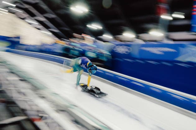 OLYMPICS - Winter Olympic Games, Olympische Spiele, Olympia, OS Milano Cortina 2026 CORTINA D AMPEZZO,ITALY,11.FEB.26 - OLYMPICS, SKELETON - Winter Olympic Games Milano Cortina 2026, men, training. Image shows Nicholas Timmings (AUS).  GEPAxpictures xAlexanderxSolc