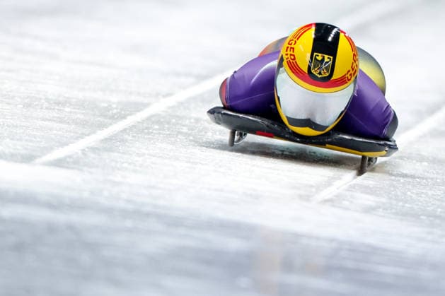 OLYMPICS - Winter Olympic Games, Olympische Spiele, Olympia, OS Milano Cortina 2026 CORTINA D AMPEZZO,ITALY,11.FEB.26 - OLYMPICS, SKELETON - Winter Olympic Games Milano Cortina 2026, women, training. Image shows Jacqueline Pfeifer (GER).  GEPAxpictures xMaticxKlansek