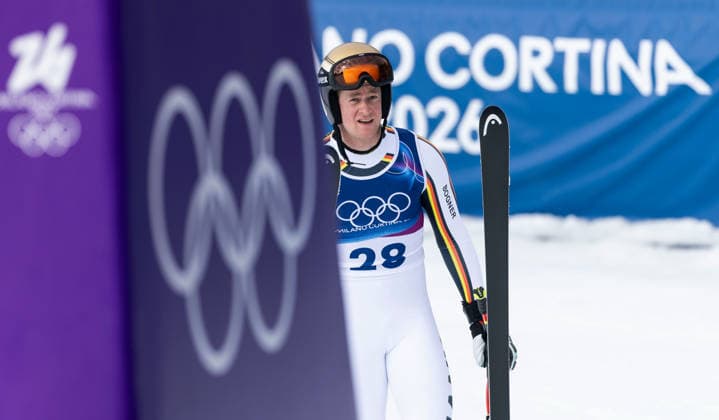 OLYMPICS - Winter Olympic Games, Olympische Spiele, Olympia, OS Milano Cortina 2026 BORMIO,ITALY,11.FEB.26 - OLYMPICS, ALPINE SKIING - Winter Olympic Games Milano Cortina 2026, Super G, men. Image shows Simon Jocher (GER).  GEPAxpictures xWolfgangxGrebien