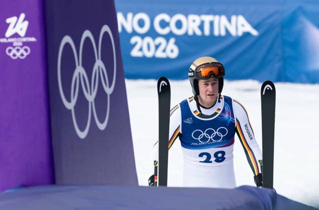 OLYMPICS - Winter Olympic Games, Olympische Spiele, Olympia, OS Milano Cortina 2026 BORMIO,ITALY,11.FEB.26 - OLYMPICS, ALPINE SKIING - Winter Olympic Games Milano Cortina 2026, Super G, men. Image shows Simon Jocher (GER).  GEPAxpictures xWolfgangxGrebien