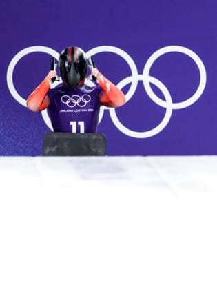 OLYMPICS - Winter Olympic Games, Olympische Spiele, Olympia, OS Milano Cortina 2026 CORTINA D AMPEZZO,ITALY,11.FEB.26 - OLYMPICS, SKELETON - Winter Olympic Games Milano Cortina 2026, men, training. Image shows Samuel Maier (AUT).  GEPAxpictures xMaticxKlansek