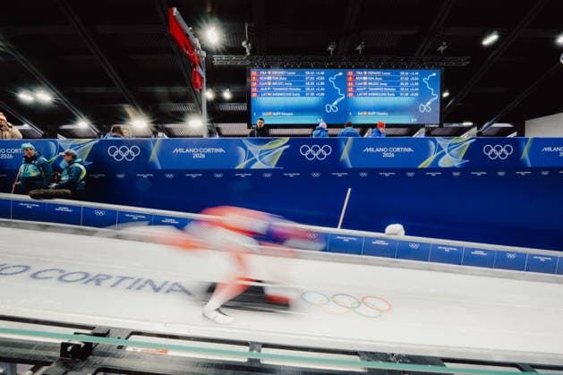 OLYMPICS - Winter Olympic Games, Olympische Spiele, Olympia, OS Milano Cortina 2026 CORTINA D AMPEZZO,ITALY,11.FEB.26 - OLYMPICS, SKELETON - Winter Olympic Games Milano Cortina 2026, men, training. Image shows a feature of Vinzenz Buff (SUI).  GEPAxpictures xAlexanderxSolc
