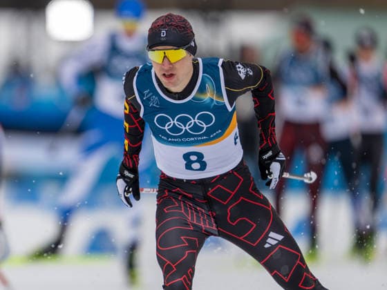 OLYMPICS - Winter Olympic Games, Olympische Spiele, Olympia, OS Milano Cortina 2026 TESERO,ITALY,11.FEB.26 - OLYMPICS, NORDIC SKIING, NORDIC COMBINED, CROSS COUNTRY - Winter Olympic Games Milano Cortina 2026, 10km Gundersen, men. Image shows Vinzenz Geiger (GER).  GEPAxpictures xOliverxLerch