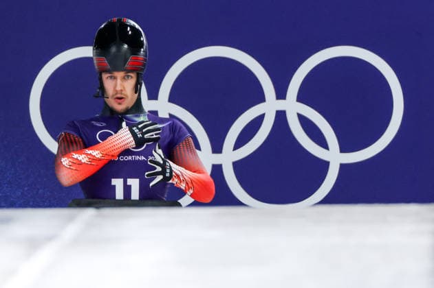 OLYMPICS - Winter Olympic Games, Olympische Spiele, Olympia, OS Milano Cortina 2026 CORTINA D AMPEZZO,ITALY,11.FEB.26 - OLYMPICS, SKELETON - Winter Olympic Games Milano Cortina 2026, men, training. Image shows Samuel Maier (AUT).  GEPAxpictures xMaticxKlansek