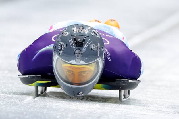 OLYMPICS - Winter Olympic Games, Olympische Spiele, Olympia, OS Milano Cortina 2026 CORTINA D AMPEZZO,ITALY,11.FEB.26 - OLYMPICS, SKELETON - Winter Olympic Games Milano Cortina 2026, men, training. Image shows Vladyslav Heraskevych (UKR).  GEPAxpictures xMaticxKlansek