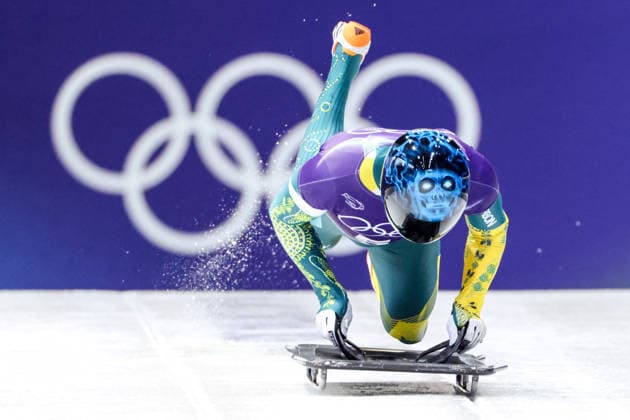 OLYMPICS - Winter Olympic Games, Olympische Spiele, Olympia, OS Milano Cortina 2026 CORTINA D AMPEZZO,ITALY,11.FEB.26 - OLYMPICS, SKELETON - Winter Olympic Games Milano Cortina 2026, men, training. Image shows Nicholas Timmings (AUS).  GEPAxpictures xMaticxKlansek