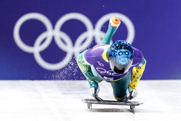 OLYMPICS - Winter Olympic Games, Olympische Spiele, Olympia, OS Milano Cortina 2026 CORTINA D AMPEZZO,ITALY,11.FEB.26 - OLYMPICS, SKELETON - Winter Olympic Games Milano Cortina 2026, men, training. Image shows Nicholas Timmings (AUS).  GEPAxpictures xMaticxKlansek