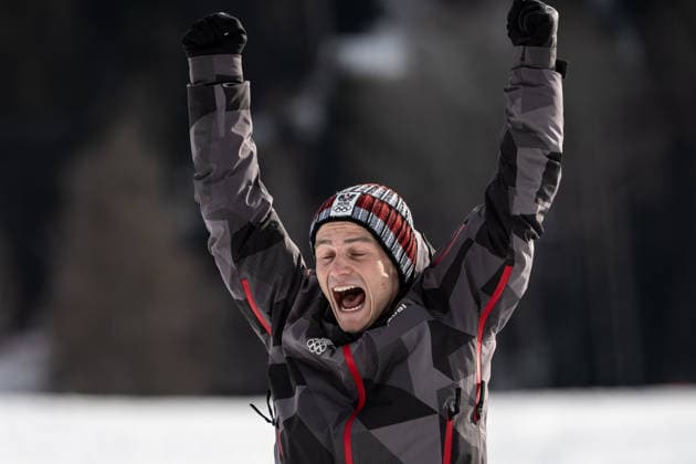 Johannes Lamparter ( Österreich ), Nordic Combined Individual Men, Milano Cortina 2026 Olympic Games, Olympische Spiele, Olympia, OS 11-02-2026 *** Johannes Lamparter Austria , Nordic Combined Individual Men, Milano Cortina 2026 Olympic Games 11 02 2026 Copyright: HMBxMedia MarcxNiemeyer