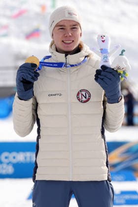 Pn Val di Fiemme 11 02 2026 - Olimpiadi Milano Cortina 2026 Nortic Combined foto Image nella foto: Jens Luraas Oftebro 
