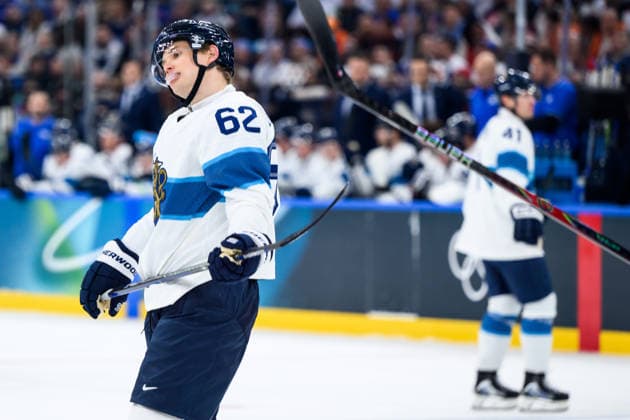 260211 Artturi Lehkonen of Finland in the men s Ice hockey, Eishockey game between Slovakia and Finland during day 5 of the 2026 Winter Olympics on February 11, 2026 in Milan. Photo: Carl Sandin BILDBYRAN kod CS CS0869 ishockey ice hockey Olympic Games, Olympische Spiele, Olympia, OS olympics winter olympics os ol olympiska spel vinter-os olympiske leker milano cortina 2026 milan cortina 2026 milano cortina 2026 olympic games milano cortina 2026 winter olympic games milano cortina-os milano cortina-ol vinter-ol 5 bbeng slovakia slovakien finland *** 260211 Artturi Lehkonen of Finland in the men s ice hockey game between Slovakia and Finland during day 5 of the 2026 Winter Olympics on February 11, 2026 in Milan Photo Carl Sandin BILDBYRAN kod CS CS0869 ishockey ice hockey olympic games olympics winter olympics os ol olympiska spel vinter os olympiske leker milano cortina 2026 milan cortina 2026 milano cortina 2026 olympic games milano cortina 2026 winter olympic games milano cortina os milano cortina ol vinter ol 5 bbeng slovakia slovakien finland  Copyright: CARLxSANDIN BB260211CS049