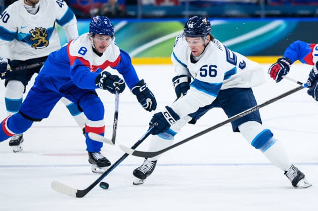 260211 Erik Haula of Finland in the men s Ice hockey, Eishockey game between Slovakia and Finland during day 5 of the 2026 Winter Olympics on February 11, 2026 in Milan. Photo: Carl Sandin BILDBYRAN kod CS CS0869 ishockey ice hockey Olympic Games, Olympische Spiele, Olympia, OS olympics winter olympics os ol olympiska spel vinter-os olympiske leker milano cortina 2026 milan cortina 2026 milano cortina 2026 olympic games milano cortina 2026 winter olympic games milano cortina-os milano cortina-ol vinter-ol 5 bbeng slovakia slovakien finland *** 260211 Erik Haula of Finland in the men s ice hockey game between Slovakia and Finland during day 5 of the 2026 Winter Olympics on February 11, 2026 in Milan Photo Carl Sandin BILDBYRAN kod CS CS0869 ishockey ice hockey olympic games olympics winter olympics os ol olympiska spel vinter os olympiske leker milano cortina 2026 milan cortina 2026 milano cortina 2026 olympic games milano cortina 2026 winter olympic games milano cortina os milano cortina ol vinter ol 5 bbeng slovakia slovakien finland  Copyright: CARLxSANDIN BB260211CS053