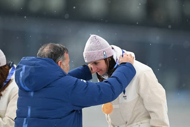 February 11, 2026, Anterselva, Bolzano, Italy: Simon Julia from France during the Winter Olympic Games, Olympische Spiele, Olympia, OS Milano Cortina 2026, in Anterselva Biathlon Arena , on February 11 2026, in Cortina, Italy Olympics 2026: Milano Cortina: Biathlon Women S  - ZUMAm345 20260211_oly_m345_048 Copyright: xFedericoxManonix