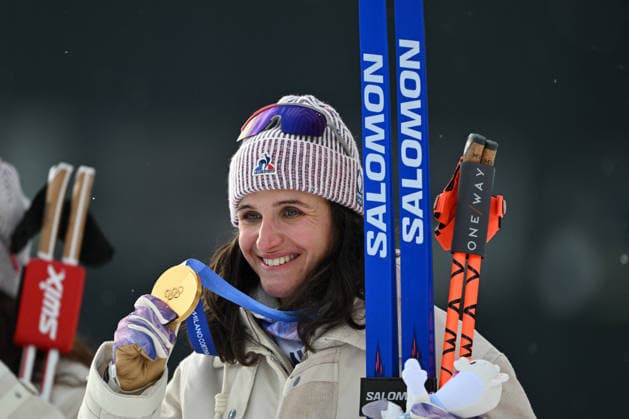GIOCHI OLIMPICI - Olimpiadi Invernali Milano-Cortina 2026 - Biathlon Simon Julia from France during the Winter Olympic Games, Olympische Spiele, Olympia, OS Milano Cortina 2026, in Anterselva Biathlon Arena , on February 11 2026, in Cortina, Italy Cortina D Ampezzo Italy  Copyright: xIPAxSport ABACAx