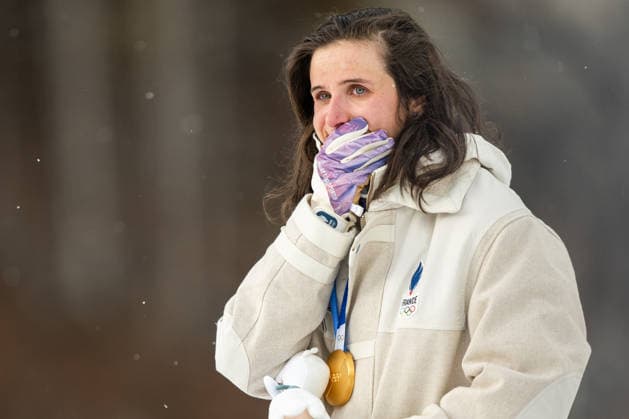 260211 Gold medalist Julia Simon of France cries on the podium at the medal ceremony for women s biathlon 15 km individual during day 5 of the 2026 Winter Olympics on February 11, 2026 in Anterselva. Photo: Mathias Bergeld BILDBYRAN kod MB JM0789 skidskytte biathlon skiskyting Olympic Games, Olympische Spiele, Olympia, OS olympics winter olympics os ol olympiska spel vinter-os olympiske leker milano cortina 2026 milan cortina 2026 milano cortina 2026 olympic games milano cortina 2026 winter olympic games milano cortina-os milano cortina-ol vinter-ol 5 bbeng individual 15 km dam women kvinner frankrike grater medalj guld guldmedalj *** 260211 Gold medalist Julia Simon of France cries on the podium at the medal ceremony for women s biathlon 15 km individual during day 5 of the 2026 Winter Olympics on February 11, 2026 in Anterselva Photo Mathias Bergeld BILDBYRAN kod MB JM0789 biathlon biathlon olympic games olympics olympics winter olympics os ol olympiska spel vinter os olympiske leker milano cortina 2026 milan cortina 2026 milano cortina 2026 olympic games milano cortina 2026 winter olympic games milano cortina os milano cortina ol vinter ol 5 bbeng individual 15 km dam women kvinner frankrike grater medalj guldmedalj  Copyright: MATHIASxBERGELD BB260211MB111